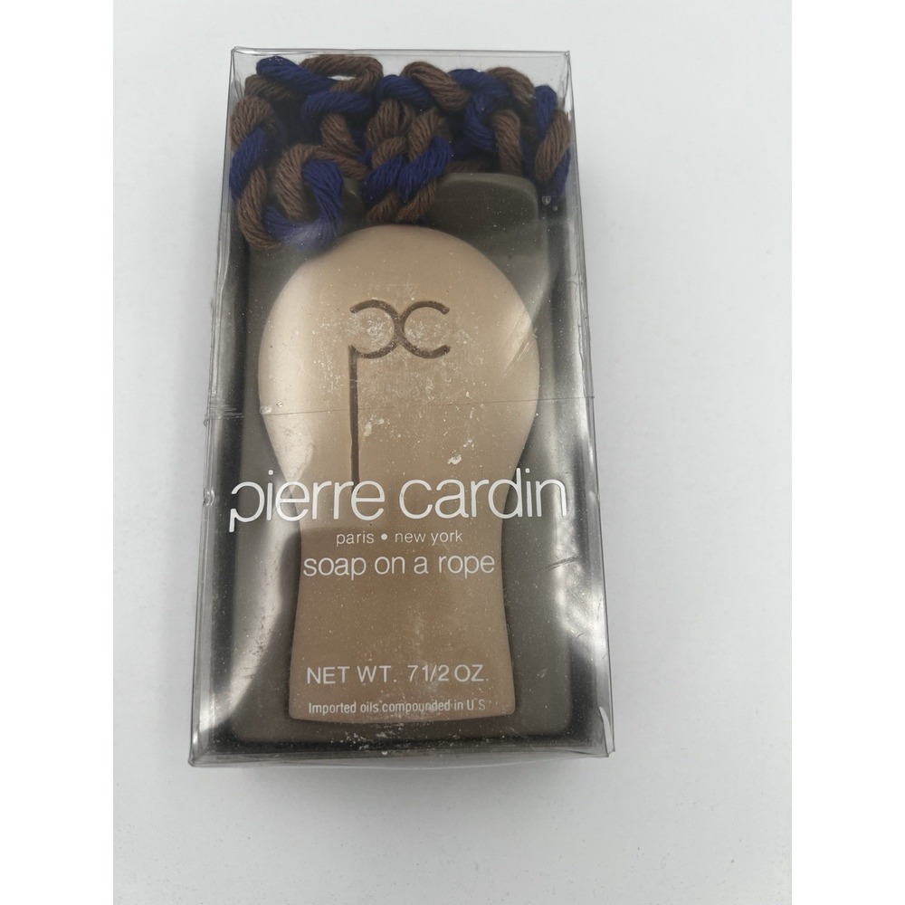 VTG NIB Pierre Cardin Fragrance Soap on Rope 7.5 Oz